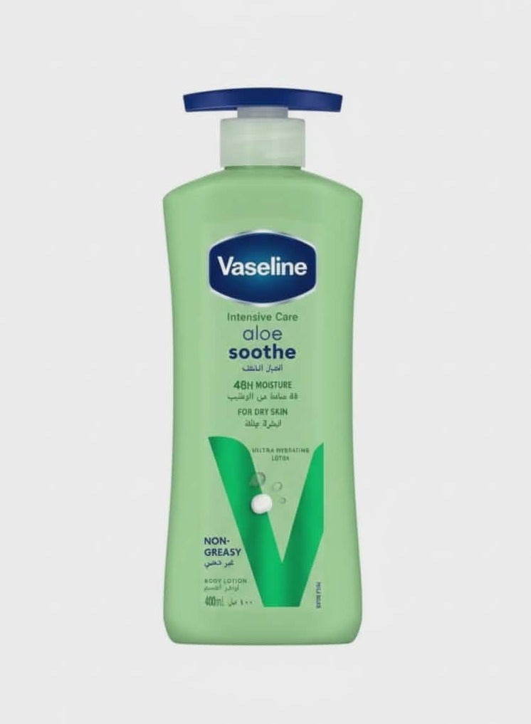 فازلين لوشن العناية المكثفة بالألوفيرا لتهدئة البشرة الجافة 400 مل - Image 1